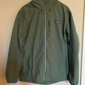 Green Patagonia Rain Jacket